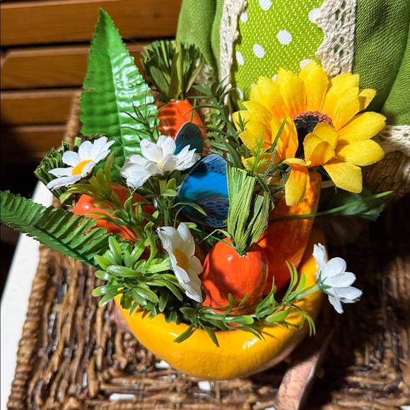 Sisal Bunny 🐰 with wheelbarrow BNIB SO CUTE - Picture 3 of 7